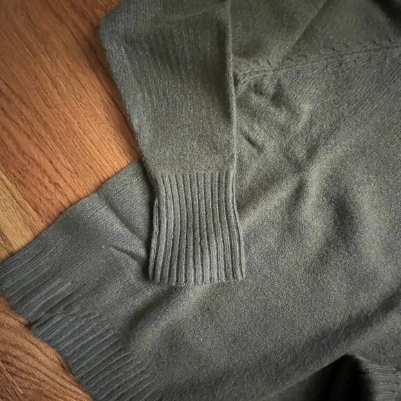 Vintage Murray Bros. XS-Small cashmere pullover Mossy Green sweater, Scotland - Picture 3 of 7